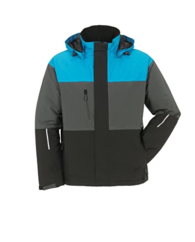 Planam 3757048 Outdoor Aviator Jacke, Blau/Grau/Schwarz, Größe 48 von Planam