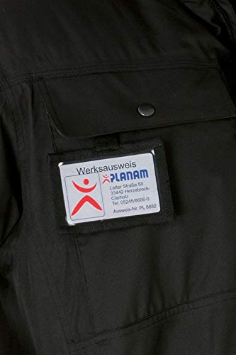 Planam 6005 Secu Parka Ausweistasche - Einheitsgröße - Schwarz Planam 6005 Secu Parka Ausweistasche - Einheitsgröße - Schwarz von Planam
