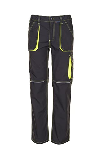 Planam Basalt Herren Neon Bundhose anthrazit gelb Modell 6220 Größe 56 von Planam