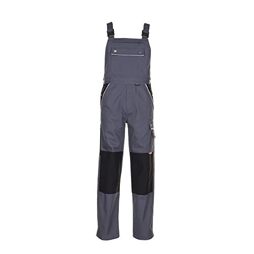 Planam Größe 25 Herren Canvas 320 Latzhose grau schwarz Modell 2133 von Planam