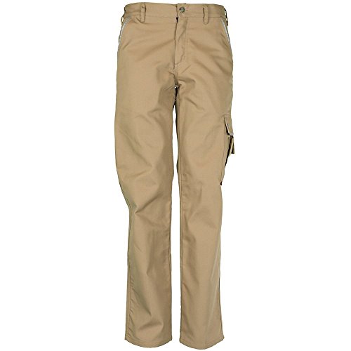 Planam Größe 50 Herren Canvas 320 Winter Thermohose Khaki Modell 2145 von Planam