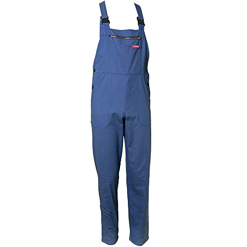 Planam Größe 52 Herren BW 290 Latzhose Kornblau Modell 0121 von Planam