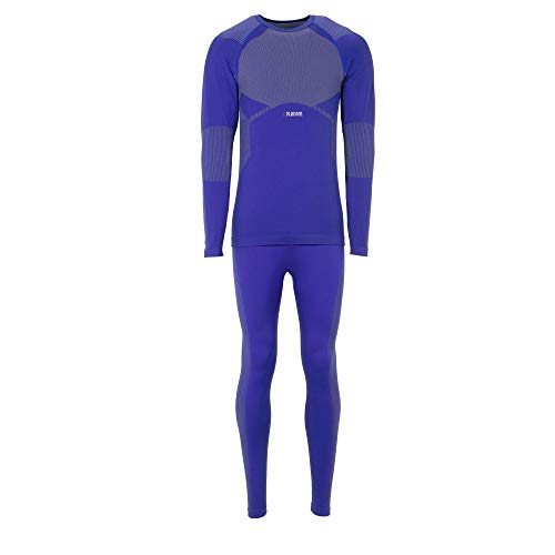 Planam Größe XXL/XXXL Unisex Funktionsunterwäsche Set Fit Kornblau Modell 2276 von Planam