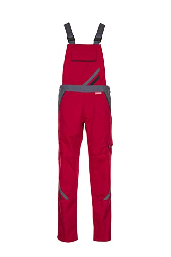 Planam Highline Damen Latzhose rot Schiefer schwarz Modell 2392 - Größe 36 von Planam