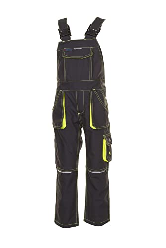 Planam Junior Kinder Latzhose anthrazit gelb Modell 6120 Größe 98-104 von Planam