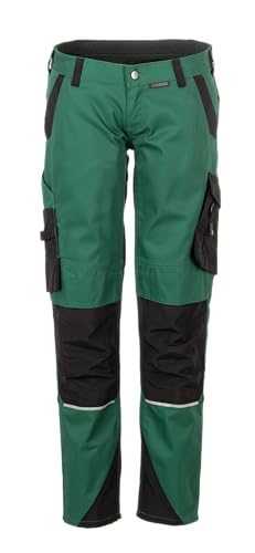 Planam Norit Damen Bundhose grün schwarz Modell 6414 Größe 40 von Planam