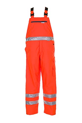 Planam Warn-/Wetterschutz Herren Winterlatzhose Uni Orange Modell 2063 Größe L von Planam