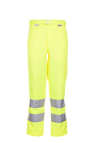Planam Warnschutz Herren Bundhose Uni Gelb Modell 2012 Größe 58 von Planam