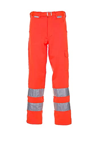 Planam Warnschutz Herren Bundhose Uni Orange Modell 2011 Größe 52 von Planam