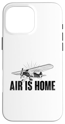 Air Is Home Airplane Fly Aviation ist ein Fan von fliegenden Flugzeugen Hülle für iPhone 16 Pro Max Air Is Home Airplane Fly Aviation ist ein Fan von fliegenden Flugzeugen Hülle für iPhone 16 Pro Max von Plane Flying For Pilots Gifts Aviation Saying