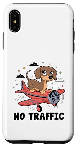 Ein Dackel, der ein Flugzeug fliegt, kein Verkehr, Flugzeug fliegt Luftfahrt Hülle für iPhone XS Max Ein Dackel, der ein Flugzeug fliegt, kein Verkehr, Flugzeug fliegt Luftfahrt Hülle für iPhone XS Max von Plane Flying For Pilots Gifts Aviation Saying