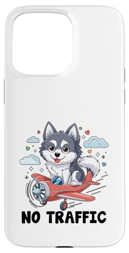 Ein Husky, der ein Flugzeug fliegt, kein Verkehrsflugzeug, Fly Aviation Hülle für iPhone 15 Pro Max Ein Husky, der ein Flugzeug fliegt, kein Verkehrsflugzeug, Fly Aviation Hülle für iPhone 15 Pro Max von Plane Flying For Pilots Gifts Aviation Saying
