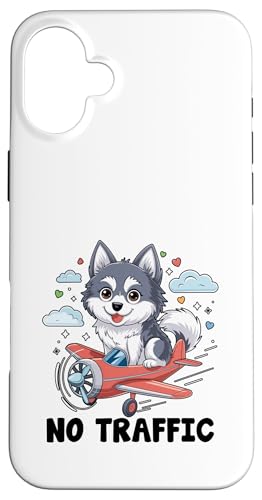Ein Husky, der ein Flugzeug fliegt, kein Verkehrsflugzeug, Fly Aviation Hülle für iPhone 16 Plus Ein Husky, der ein Flugzeug fliegt, kein Verkehrsflugzeug, Fly Aviation Hülle für iPhone 16 Plus von Plane Flying For Pilots Gifts Aviation Saying