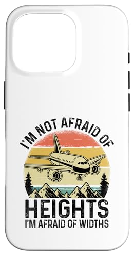 Ich habe keine Höhenangst Ich habe Angst vor Flugbreiten Hülle für iPhone 16 Pro Ich habe keine Höhenangst Ich habe Angst vor Flugbreiten Hülle für iPhone 16 Pro von Plane Flying For Pilots Gifts Aviation Saying