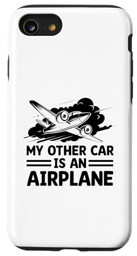 Mein anderes Auto ist ein Flugzeug Flugzeug Fly Aviation Plane Hülle für iPhone SE (2020) / 7 / 8 von Plane Flying For Pilots Gifts Aviation Saying