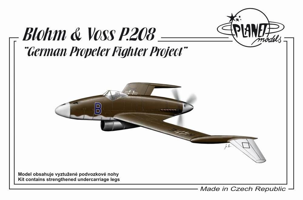 Blohm Voss P.208 German Propeler Fighter Project von Planet Models