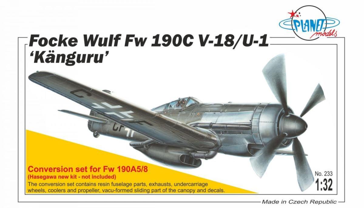 Focke-Wulf Fw 190 C (V-18) Kanguru Conver von Planet Models