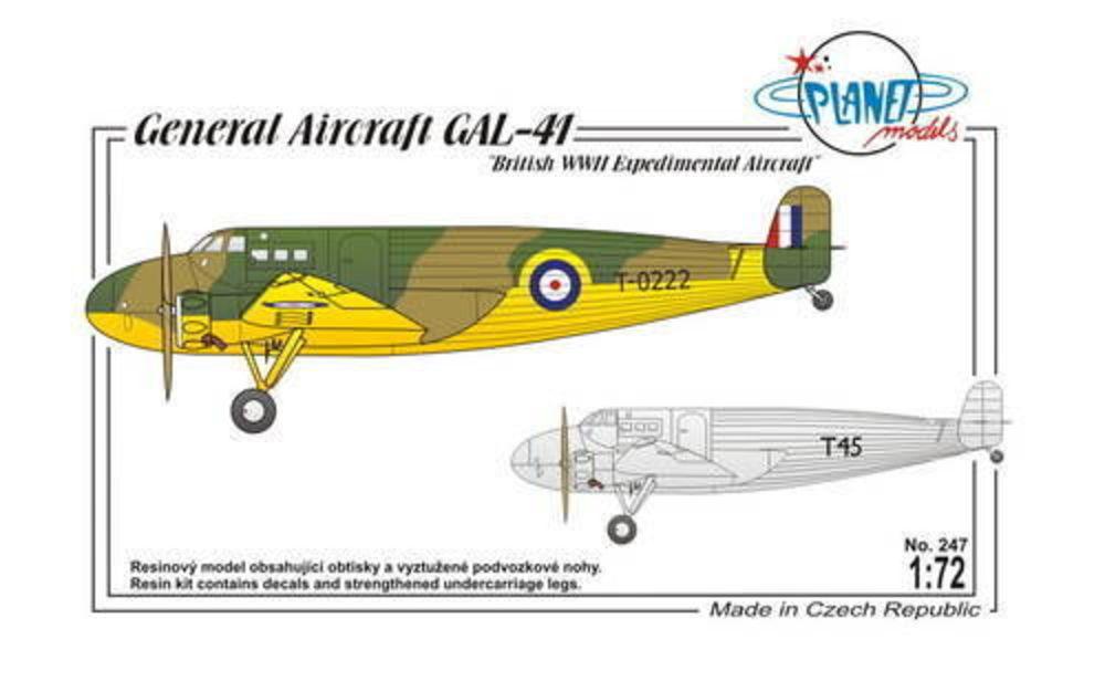 General Aircraft GAL-41 von Planet Models