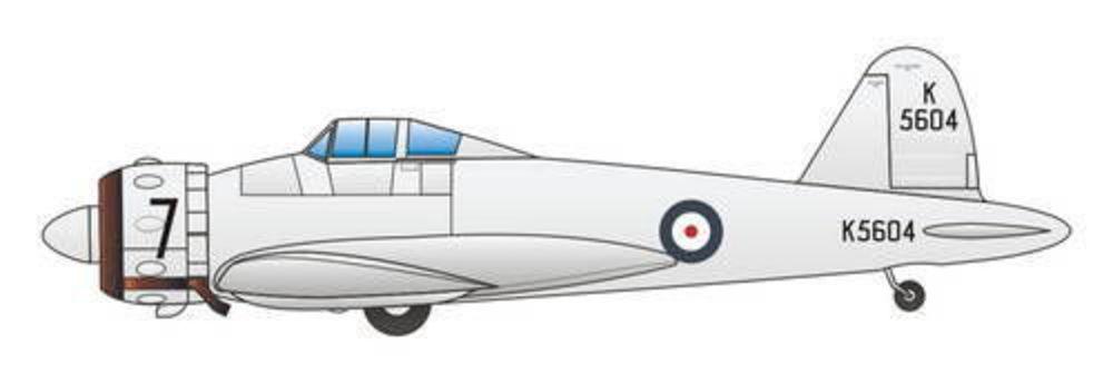 Gloster F.5/34 British Fighter Prototype von Planet Models