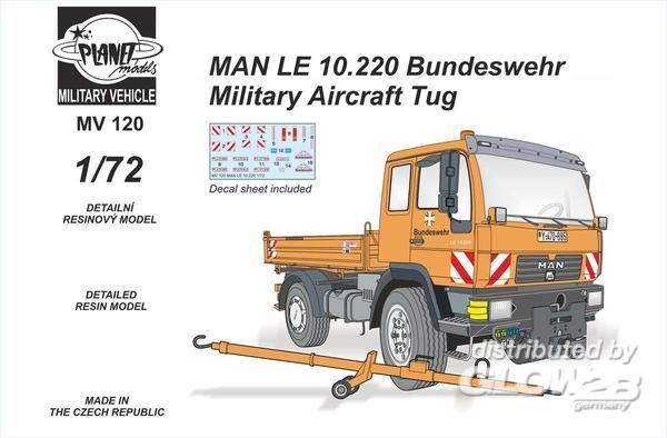MAN LE 10.220 Bundeswehr Military Aircra Tug-All Resin Kit von Planet Models