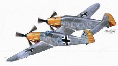 Messerschmitt Bf 109 Z Zwilling von Planet Models