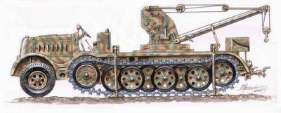 Sd.Kfz. 9 FAMO 18-ton mit Bilstein 6-ton von Planet Models