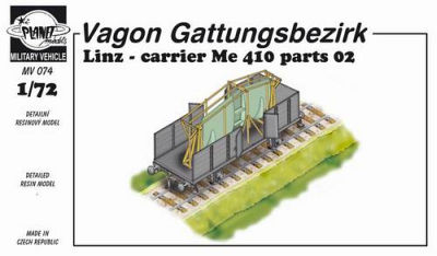 Wagon Linz carrieer Me 410 Pt. II von Planet Models
