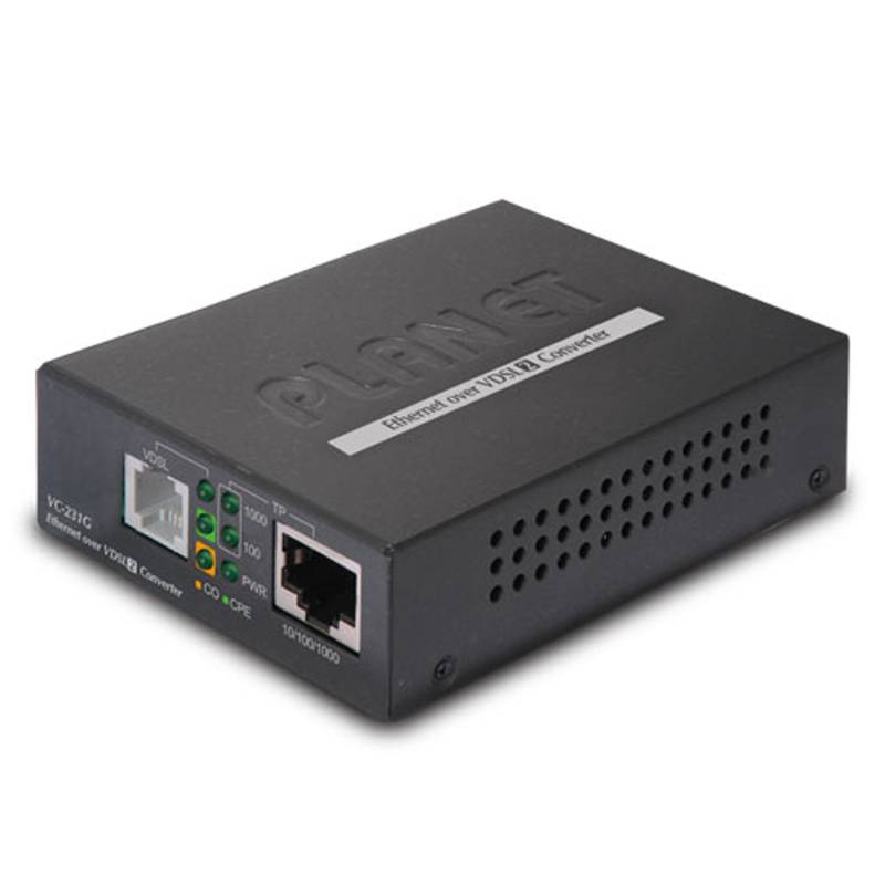 PLANET 1-Port 10/100/1000T Ethernet to VDSL2 Converter von Planet Technology Corp.