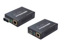 PLANET 802.3at PoE Media Converter SFP 10/100/1000Base-T to SFP Open Slot Incl. PSU Without SFP Module von Planet Technology