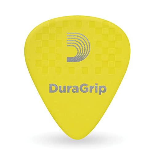 D'Addario 7DYL3-25 Planet Waves Duragrip Plektren Standard Größe Light/Medium 0,70mm, 25 Stück von Planet Waves