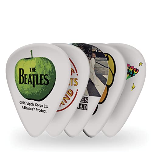 D'Addario Beatles Gitarrenplektren - The Beatles Gitarrenplektren zum Sammeln - Albums - Medium von D'Addario
