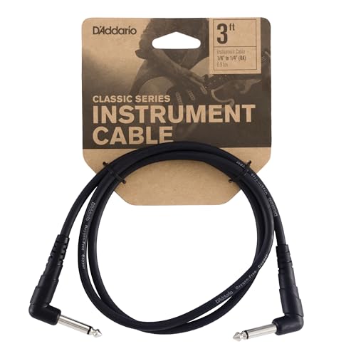 D'Addario Gitarrenkabel - Gitarrenverbindungskabel - Instrumentenkabel - Classic Series - 1/4 Pulg Macho und 1/4 Pulg Macho - 0.9144 Zähler - 3-Packung D'Addario Gitarrenkabel - Gitarrenverbindungskabel - Instrumentenkabel - Classic Series - 1/4 Pulg Macho und 1/4 Pulg Macho - 0.9144 Zähler - 3-Packung von Planet Waves