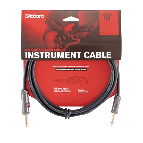 D 'Addario pw-agl-10 10 ft LS Instrument Kabel mit Latching geben, Schalter/Stecker gerade von Planet Waves