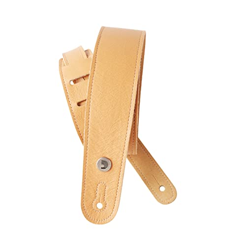 D'Addario schmaler Gitarrengurt aus Leder, Gelb D'Addario schmaler Gitarrengurt aus Leder, Gelb von Planet Waves