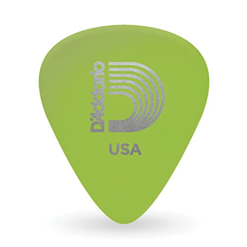 Planet Waves 1CCG4-10 Cellu-Glo Celluloid Picks Neon Grün (Leuchtet im Dunkeln) mit 10 Picks in Medium von Planet Waves