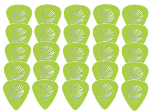 Planet Waves 1CCG4-25 Cellu-Glo Celluloid Picks Neon Grün (Leuchtet im Dunkeln) mit 25 Picks in Medium von Planet Waves