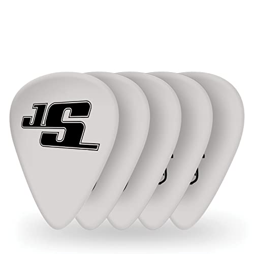 Planet Waves 1CWH6-10JS Joe Satriani Signature Celluloid Pick Collection Motiv Black on White mit 10 Picks in Heavy von Planet Waves