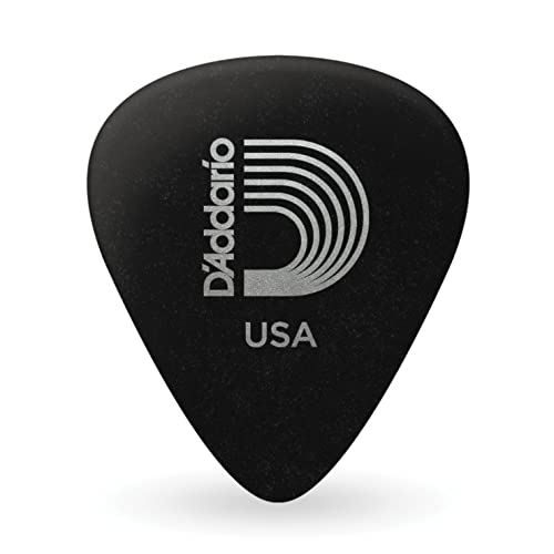 Planet Waves 1DBK7-100 Picks Duralin Picks Black 100 Picks Standard Shape in Extra Heavy von Planet Waves