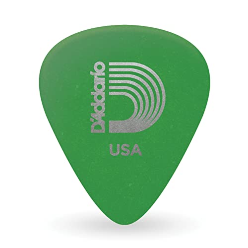 Planet Waves 1DGN4-25 Picks Duralin Picks Green 25 Picks Standard Shape in Medium von Planet Waves