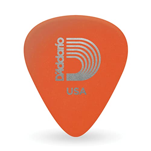 Planet Waves 1DOR2-25 Picks Duralin Picks Orange 25 Picks Standard Shape in Light von Planet Waves