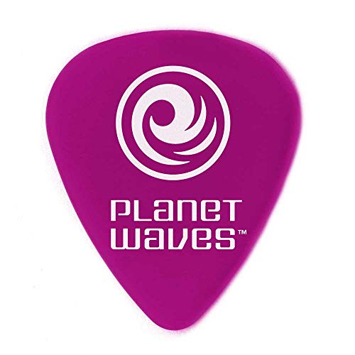 Planet Waves 1DPR6-25 Picks Duralin Picks Purple 25 Picks Standard Shape in Heavy von Planet Waves