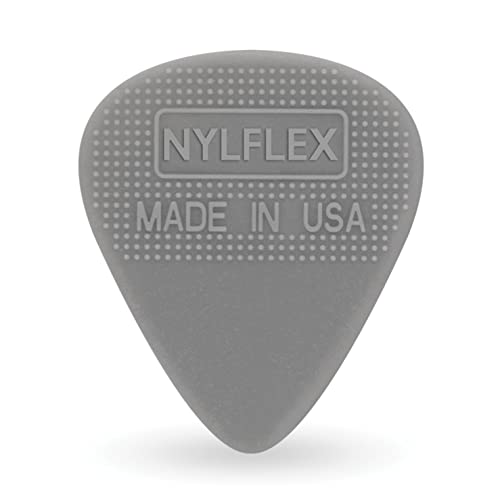 Planet Waves 1NFX4-10 Nylflex Picks Grau mit 10 Picks in Medium von Planet Waves