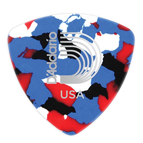 Planet Waves 2CMC2-25 Picks Classic Celluloid Picks Multi-Color 25 Picks Wide Shape in Light von Planet Waves