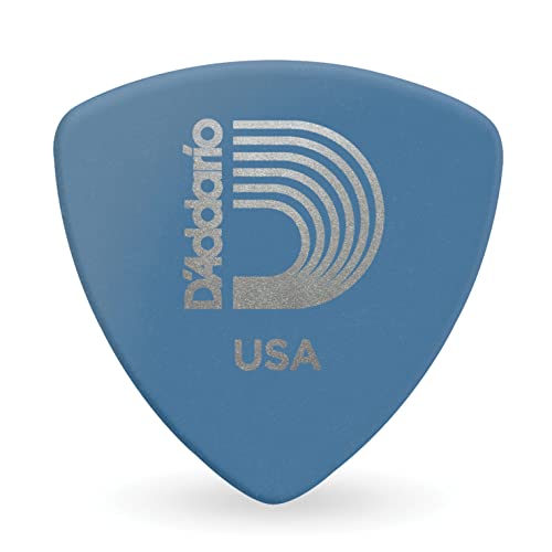 Planet Waves 2DBU5-10 Picks Duralin Picks Blue 10 Picks Wide Shape in Medium/Heavy von Planet Waves