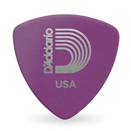 Planet Waves 2DPL6-10 Picks Duralin Picks Purple 10 Picks Wide Shape in Heavy von Planet Waves