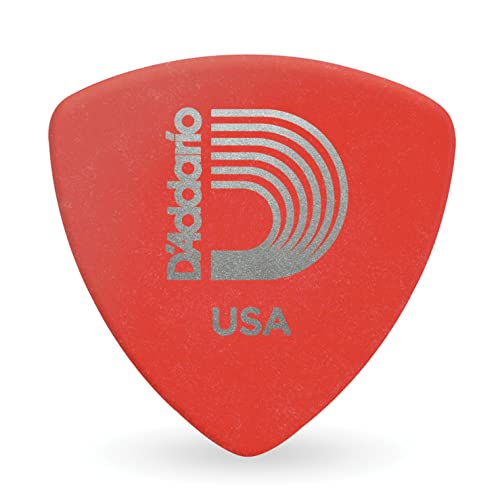 Planet Waves 2DRD1-25 Picks Duralin Picks Red 25 Picks Wide Shape in Super Light von Planet Waves