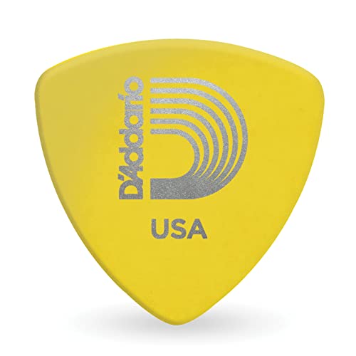 Planet Waves 2DYL3-10 Picks Duralin Picks Yellow 10 Picks Wide Shape in Light/Medium von Planet Waves