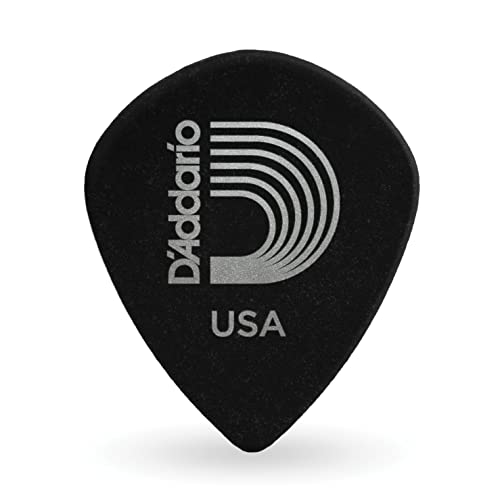 Planet Waves 3DBK6-100 Picks Black Ice Picks 100 Picks Jazz Shape in Heavy von Planet Waves