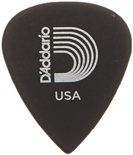 Planet Waves 6DBK7-10 Picks Duralin Picks Black 10 Picks Standard Shape in Extra Heavy von Planet Waves