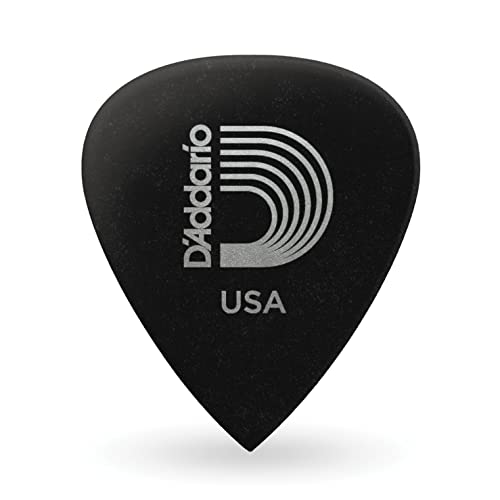 Planet Waves 6DBK7-25 Picks Duralin Picks Black 25 Picks Standard Shape in Extra Heavy von Planet Waves